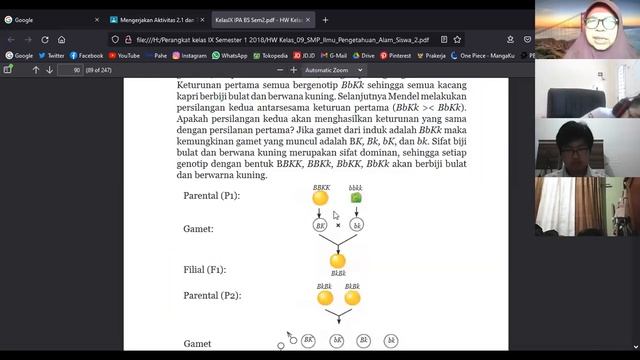 Pembelajaran Daring IPA Materi Pewarisan Sifat Kelas IX G dan H SMP Xaverius I Jambi смотреть онлайн