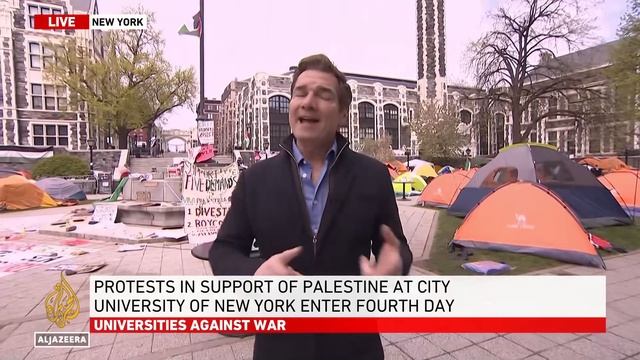 University students continue pro-Palestine campus protests despite crackdown смотреть онлайн