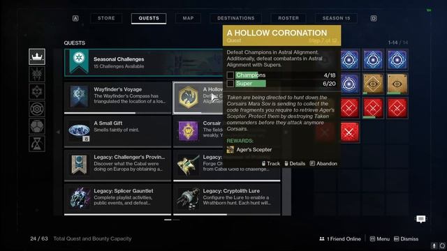 How to get NEW Exotic Trace Rifle AGER'S SCEPTER | Destiny 2 Season of the Lost смотреть онлайн