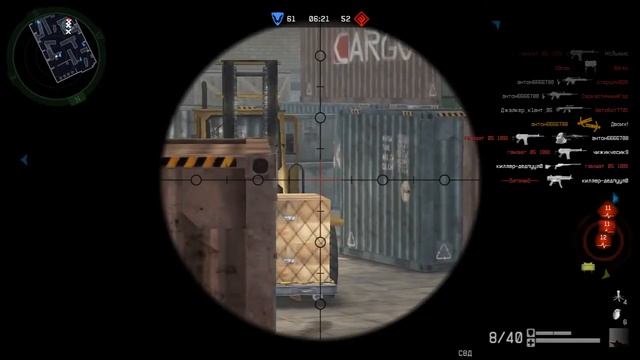 Warface. Хорошие места для снайпера. Карта Ангар смотреть онлайн