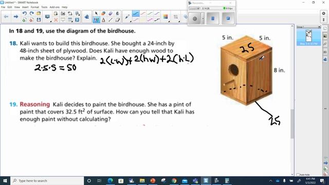 hw video for lesson 7 6; Find surface area of Prism смотреть онлайн