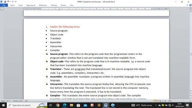 Form 3 Computer studies | All topics Question and Answers | Comprehensive and precise answers | S3 смотреть онлайн