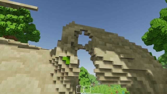 Exploring and Destroying a Voxel Forest Meadow смотреть онлайн