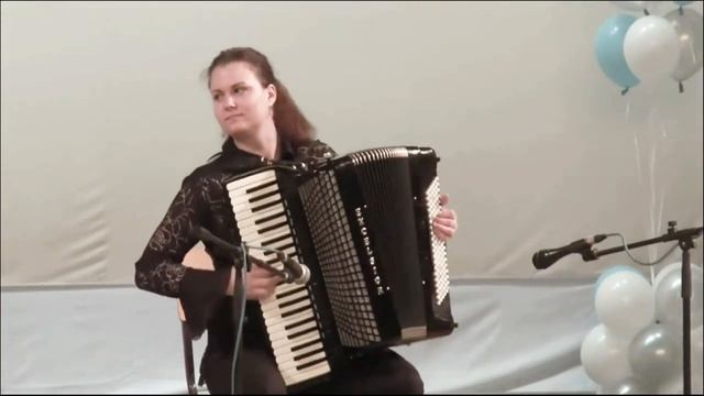 Claude Thomain "Sweeting Valse" Виртуозная аккордеонистка  Анастасия ПЕТРОЧЕНКО