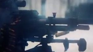 Стрельба из пулемета Корд.