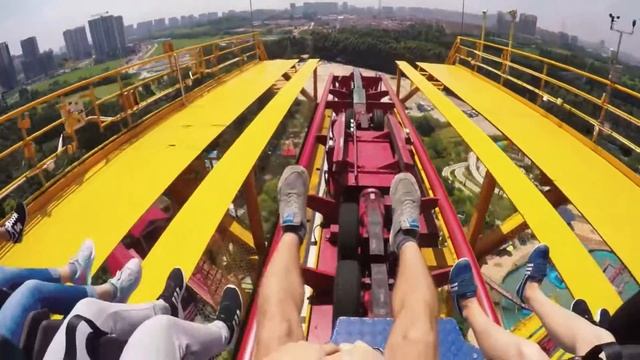 Dive Coaster POV | Chimelong Paradise (горка-обосрайка из эпизода 6 ) смотреть онлайн