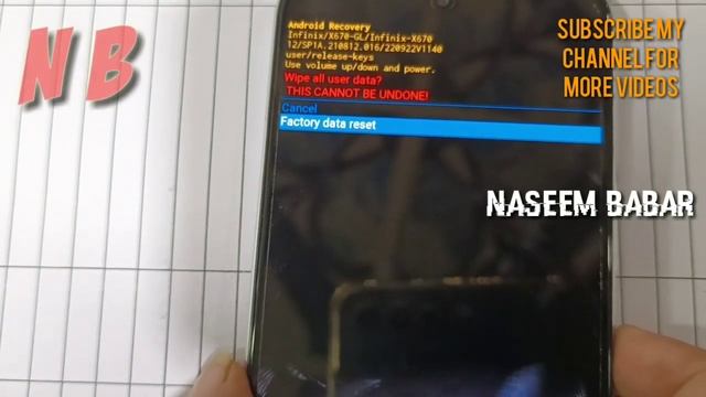 Infinix Note 12 | Note 12 Pro Hard Reset | Infinix X663 | Factory Reset Pattern Unlock