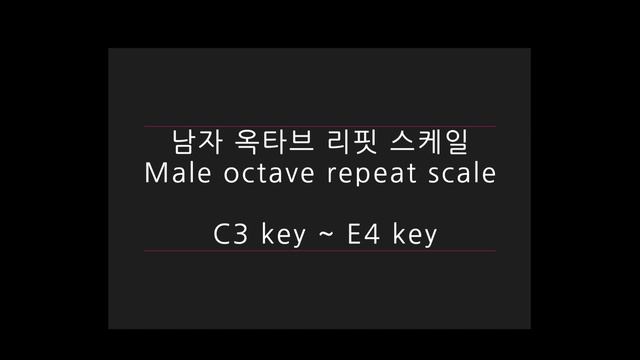 Male octave repeat scale смотреть онлайн