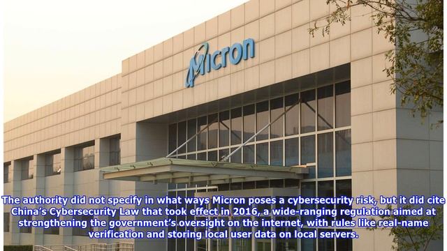 China bans Micron chips in key infrastructure over 'national security' risks смотреть онлайн