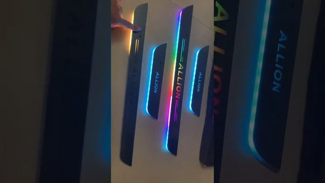 Светодиодные Led пороги Toyota Allion. Так же на любые машины! ручная работа! смотреть онлайн