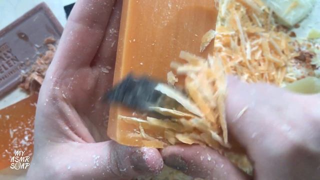 Soap BIALY JELEN/Cutting dry soap/ASMR video # 432 смотреть онлайн