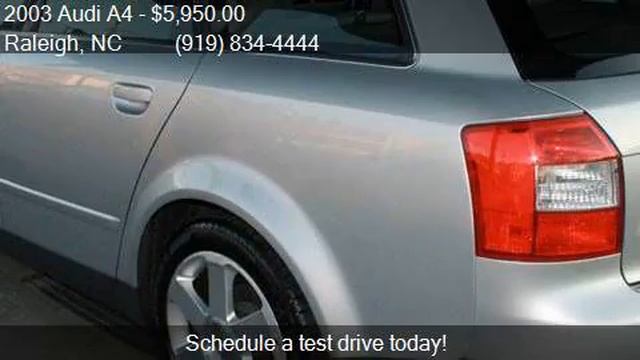 2003 Audi A4 3.0 Avant quattro for sale in Raleigh, NC 27609 смотреть онлайн