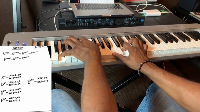 ENTROPY - DANIEL CEASAR PIANO TUTORIAL смотреть онлайн