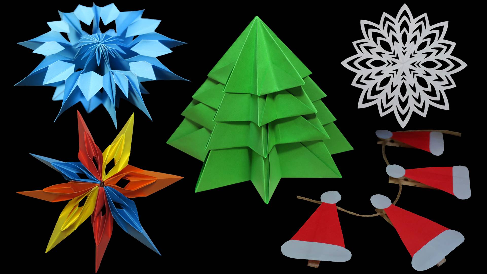 ТОП 5 – Новогодние поделки из бумаги своими руками. Поделки из бумаги на новый год смотреть онлайн