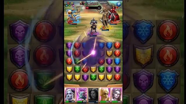 Empires And Puzzles War hit- purple vs purple cushion tank смотреть онлайн