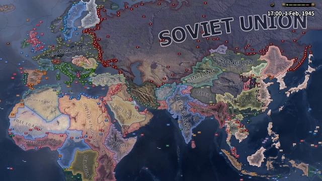 WHAT IF GERMANY RULED OVER INDIA IN WW2 I Hoi4 Timelapse