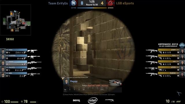 ESL One Katowice 2015 CS:GO | Group B Winners Match | Team EnVyUs vs LGB eSports смотреть онлайн