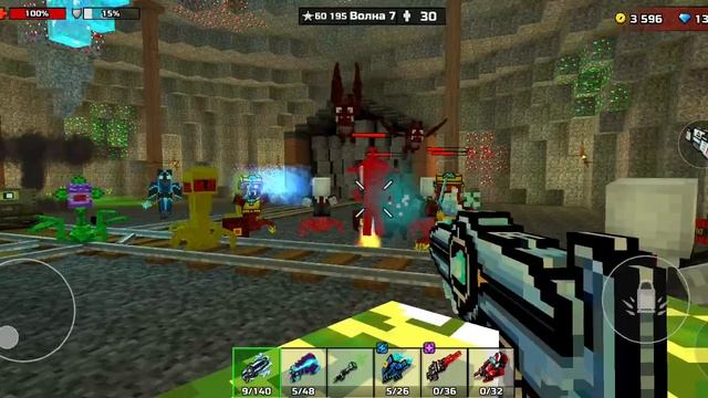 Играю в мини игру - арена в пиксель Ган! смотреть онлайн