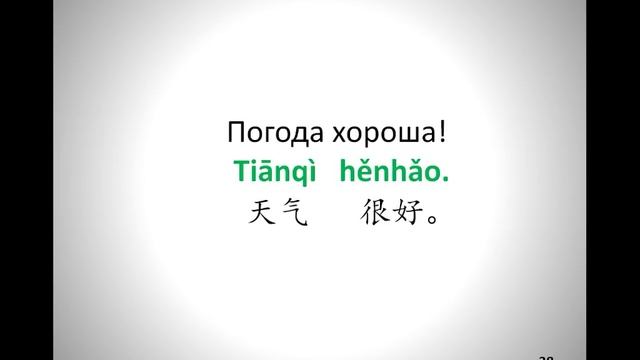 Базовые фразы китайский язык