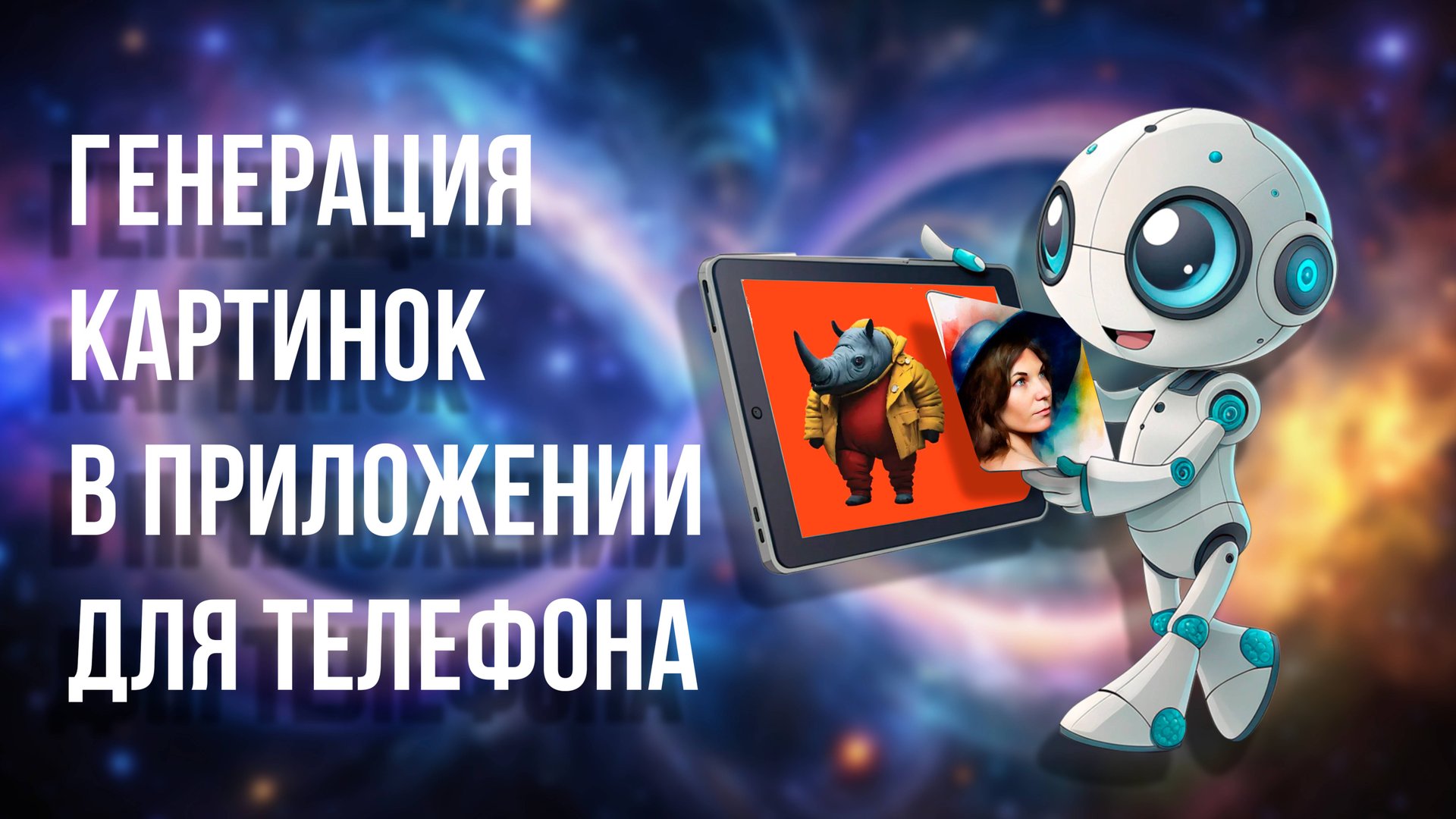 Шедеврум, 3 урок. Генерация картинок в приложении для телефона смотреть онлайн