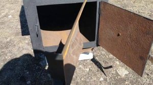 Жаркая и экономичная банная печь из металла своими руками.mp4