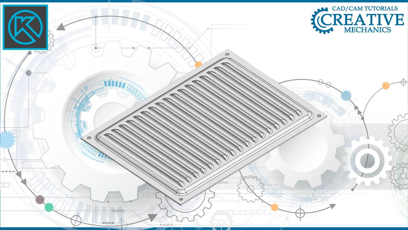 Листовое моделирование в Компас 3D. Вентиляционная решетка в Компас 3D смотреть онлайн