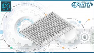 Листовое моделирование в Компас 3D. Вентиляционная решетка в Компас 3D