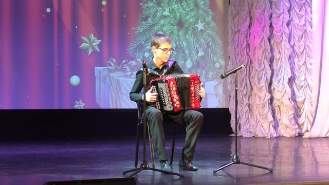 Е.Дербенко Концертные вариации на тему «Очи черные». Артем Шелудченко (гармонь) НОККиИ Новосибирск