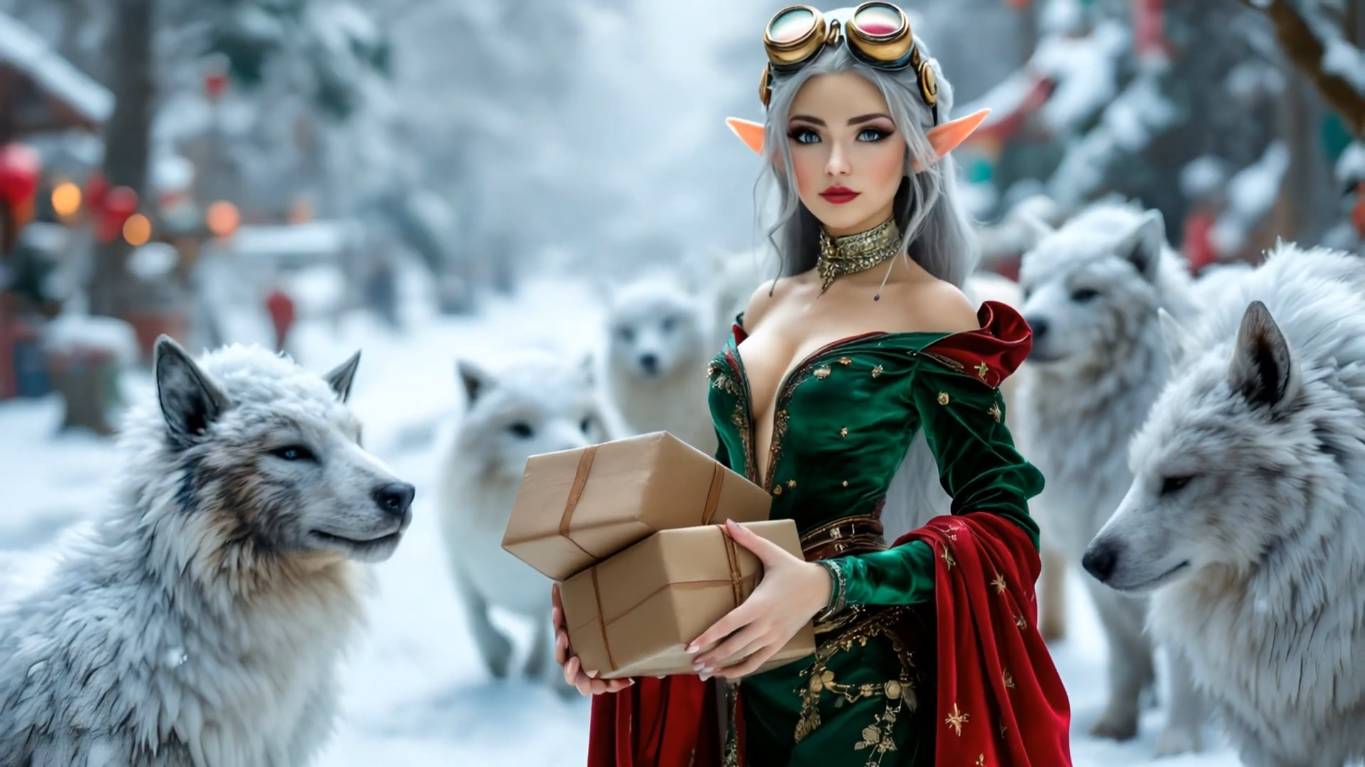 Elf of the North Preparing For Christmas 1080p смотреть онлайн