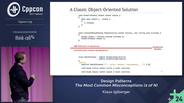 C++ Design Patterns - The Most Common Misconceptions (2 of N) - Klaus Iglberger - CppCon 2024 смотреть онлайн