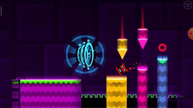 прохождение Geometry Dash вторая часть вся карта смотреть онлайн