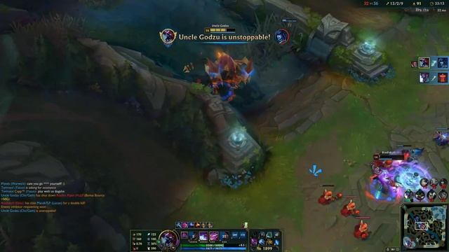 SUPPORT CHO'GATH 11K HP | THIS NEEDS A NERF !!! - BIGGEST CHO'GATH EVER смотреть онлайн