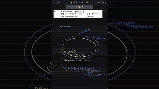 Q1 CELL THE UNIT OF LIFE , Mesosome Are Present In , #ncert #biology #neet ,#cbse #viral #study🔥