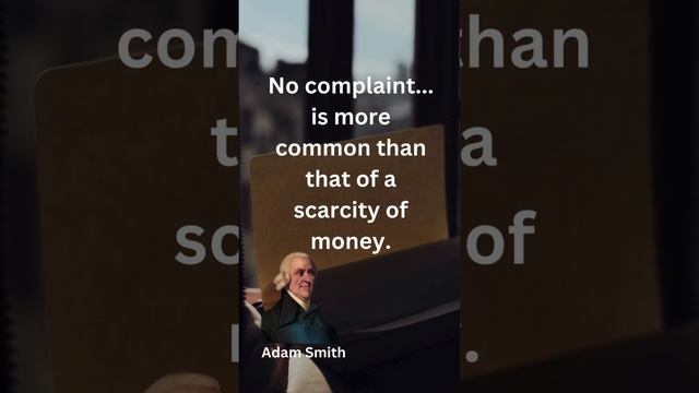 Adam Smith on Money: The Common Complaint of Scarcity #quotes #adamsmith #complaint #money #wisdom смотреть онлайн