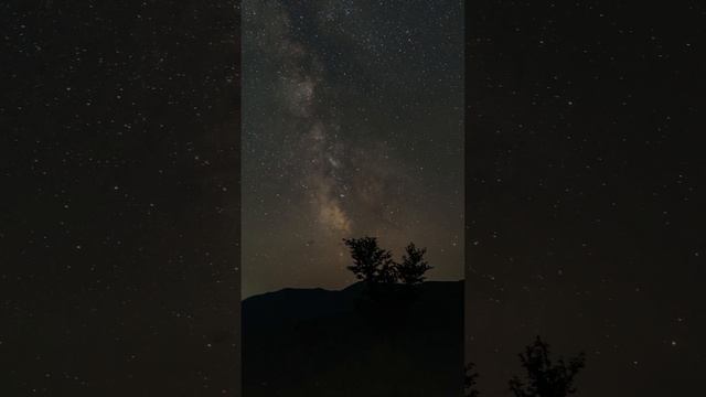 Млечный путь в горах. #timelapse #milkyway #stars #travel #night