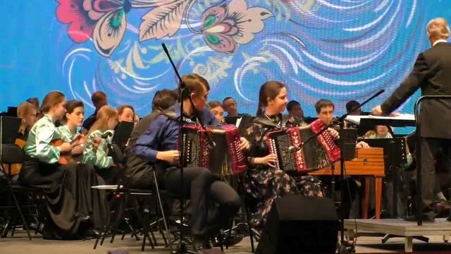 Е.Дербенко "Подгорная" Гармонисты София Рослякова и Евгений Ходаковский