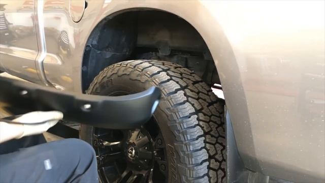 Fender flares for 2007-2013 Toyota Tundra смотреть онлайн