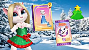 Обзор на зимнюю обнову игры Анджела1 ❄️☃️🎄