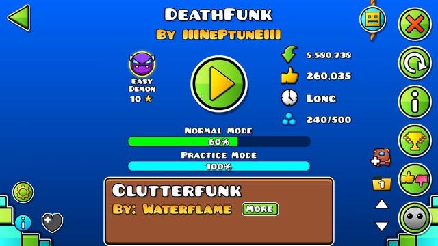 СМЕРТЕЛЬНЫЙ МАРАФОН! Deadly Clubstep, DeathFunk и DeathGate! - [Geometry Dash] #18 смотреть онлайн