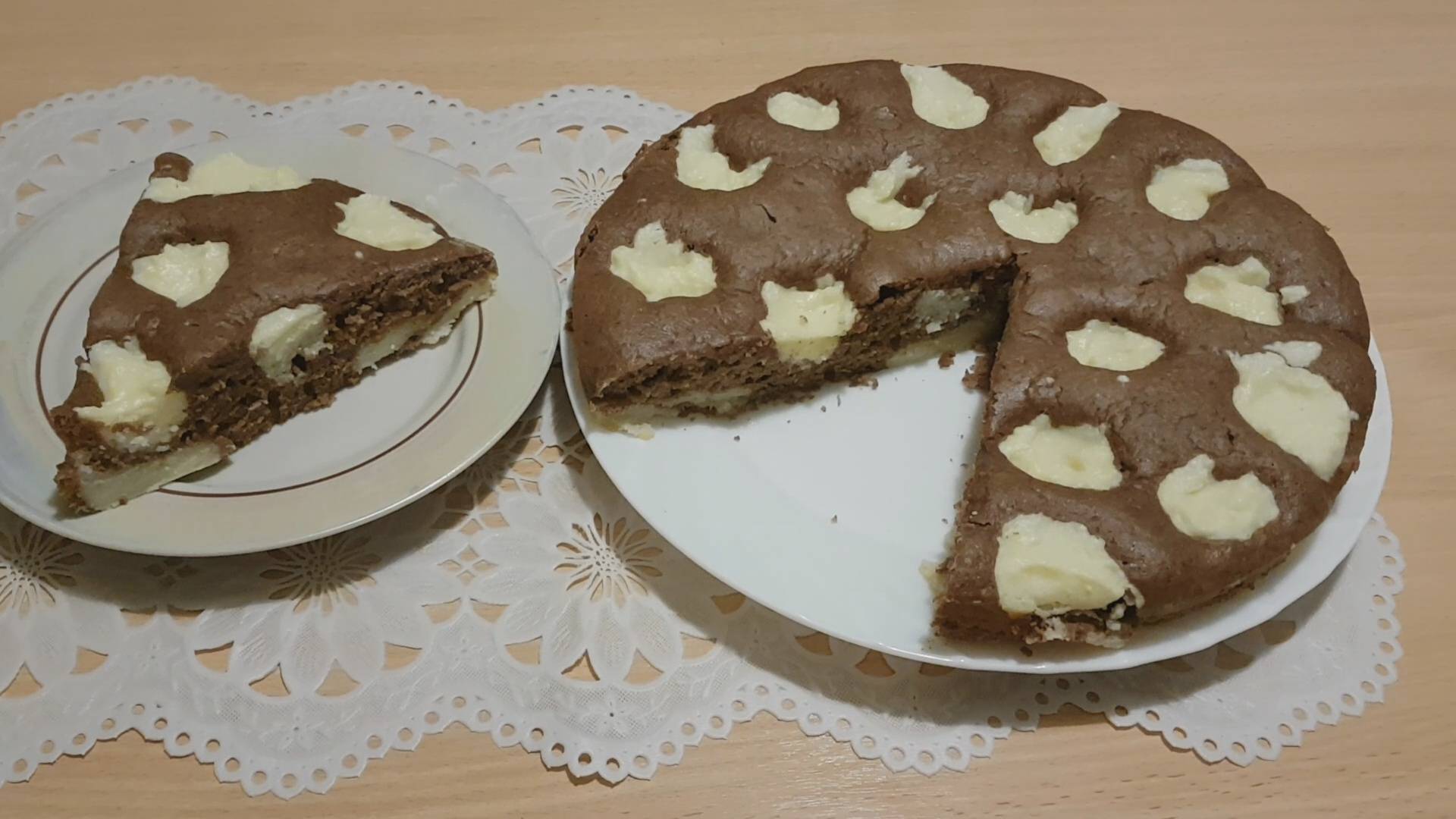 Шоколадный пирог с творогом смотреть онлайн