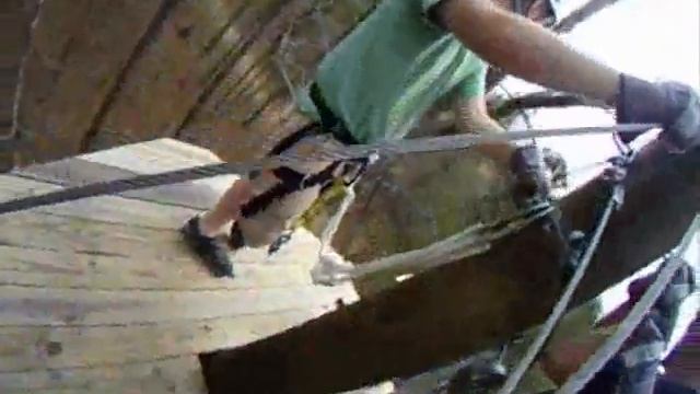 Doug's GoPro helmet camera Banning Mills zip line смотреть онлайн