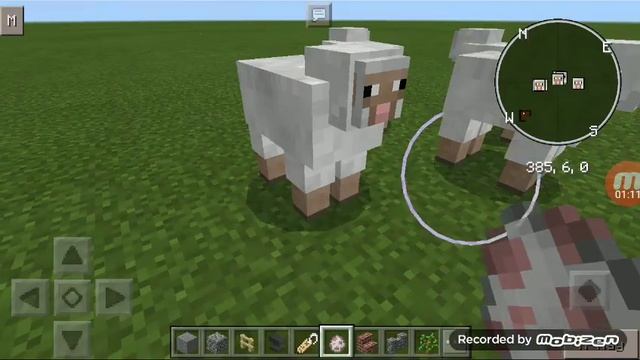 Как сделать разноцветную овцу в майнкрафт пе смотреть онлайн