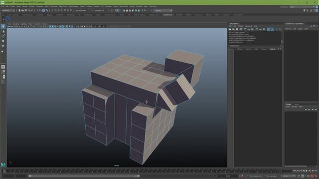 Maya Poly Tool R&D - polygon smart extrude v0.2 смотреть онлайн