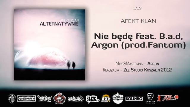 03. Afekt Klan - Nie będe feat. B.A.D, Argon смотреть онлайн