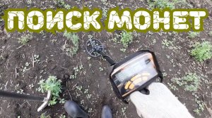 Продолжаю искать монеты на старом урочище.