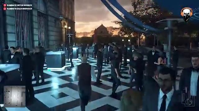 Hitman 2016 Paris Mission - tend the bar - Walkthrough | Victor Novikov смотреть онлайн