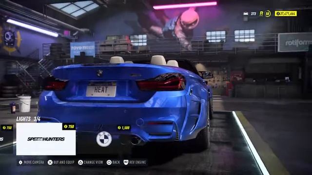 BMW M4 Convertible 2017 NFS Heat смотреть онлайн
