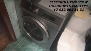 Стиральная машина AEG L58527XFL  914530806  00 замена подшипников на неразборном баке