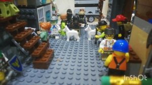 Лего самоделка зомби база
Выживших.