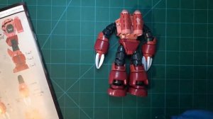 Let's Build! RG Gundam Char's Z'Gok Sticker Application